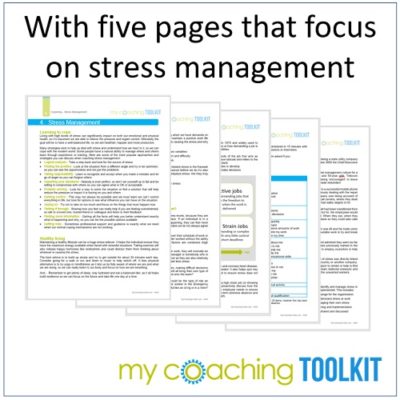 MyCoachingToolkit - Focus on stress management - Square