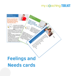 Feelings and Needs cards. My Coaching Toolkit